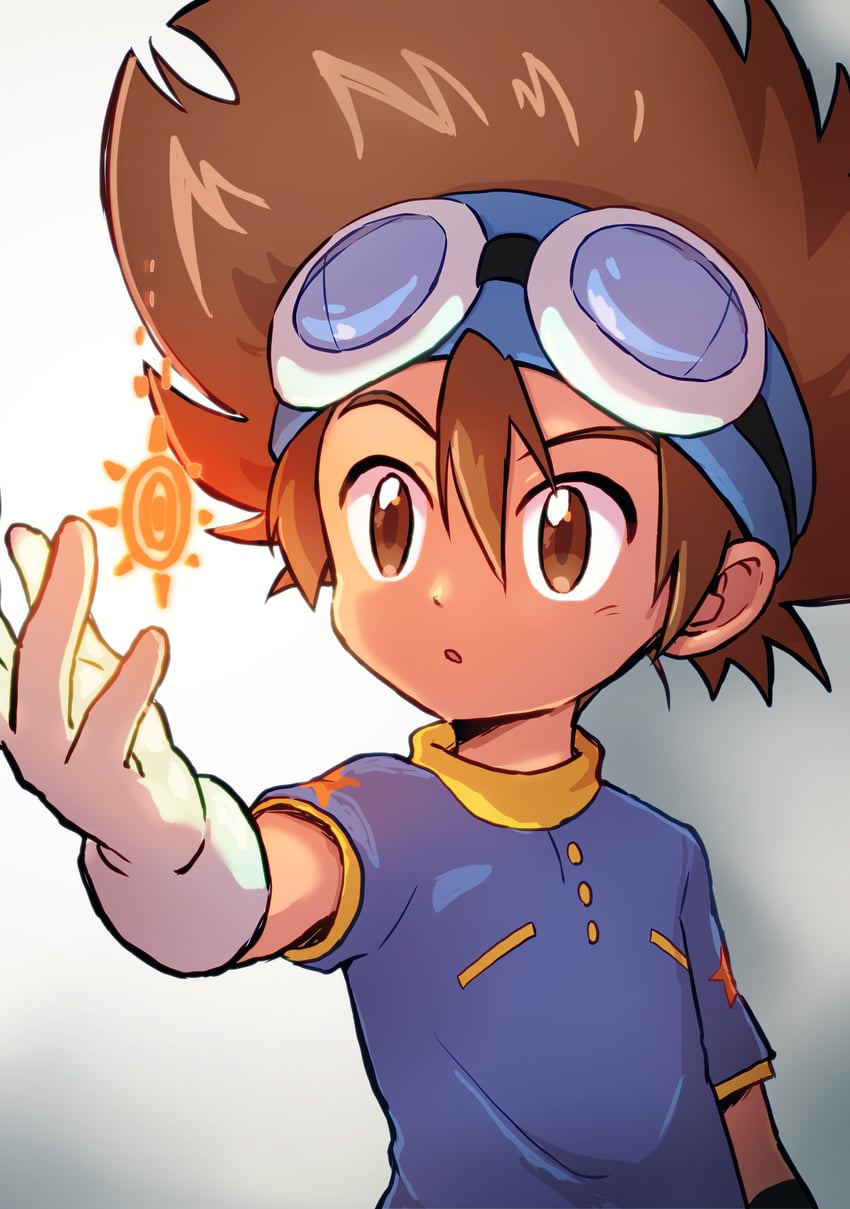 yagami taichi (digimon and 1 more) drawn by mmsnowf2