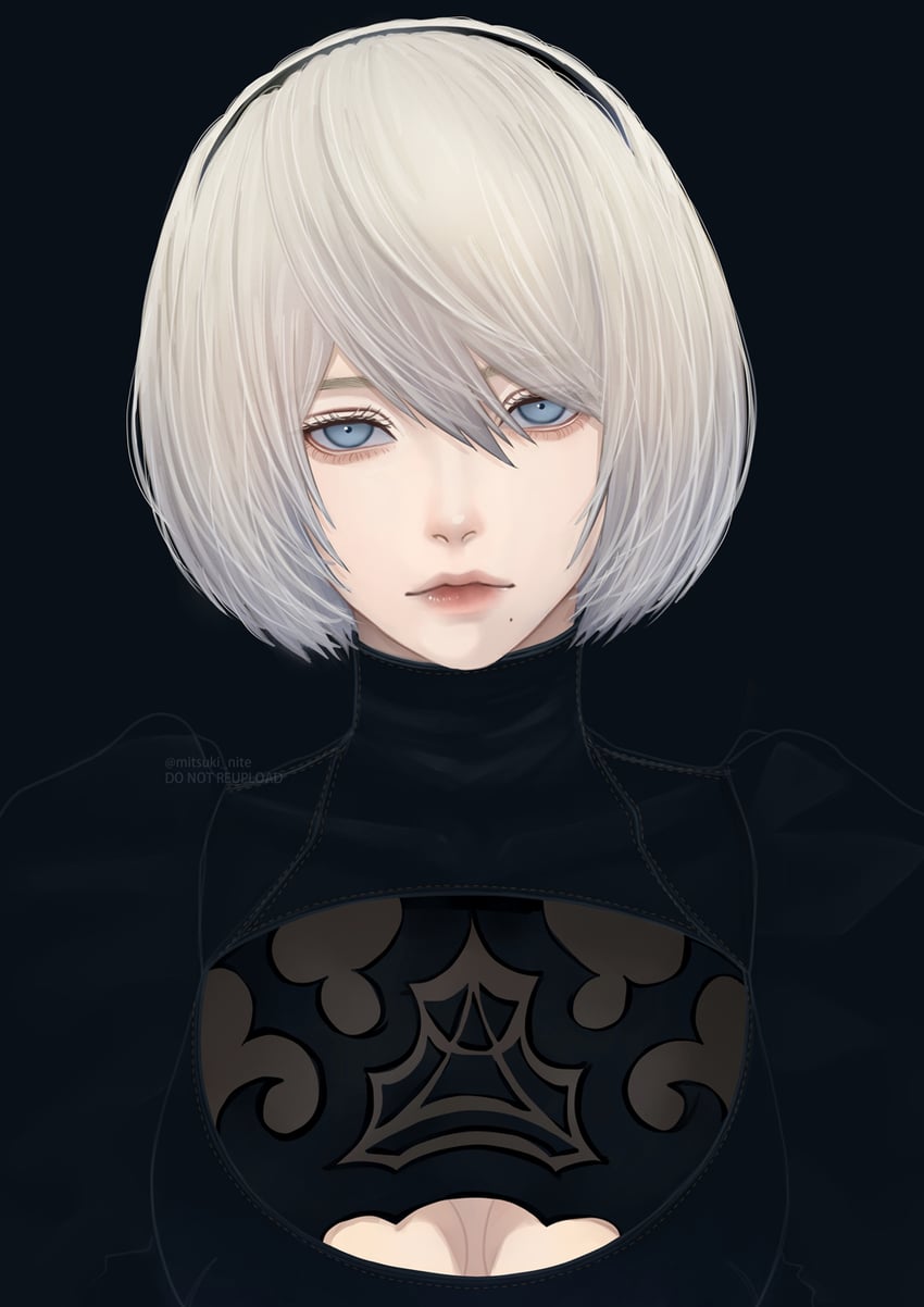 2b (nier and 1 more) drawn by mitsuki_nite