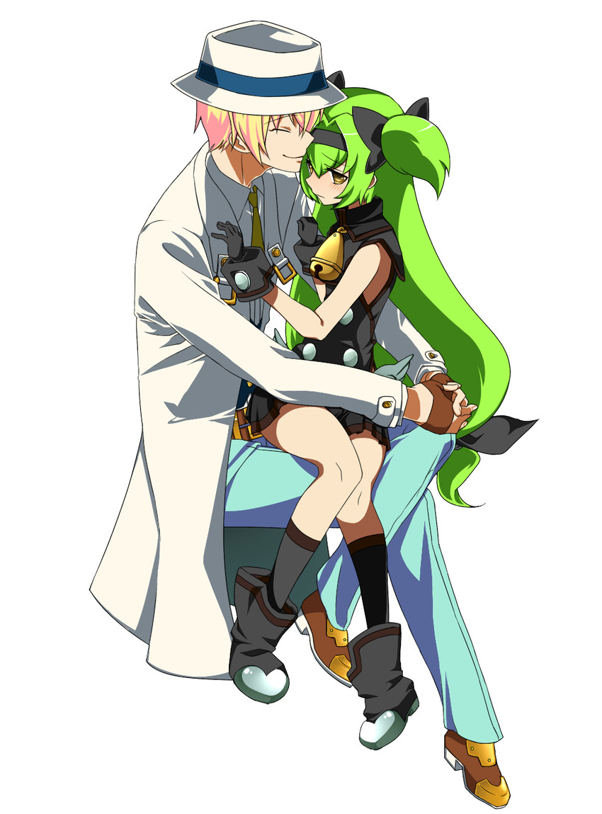 platinum the trinity and hazama (blazblue) drawn by toudou_hayate