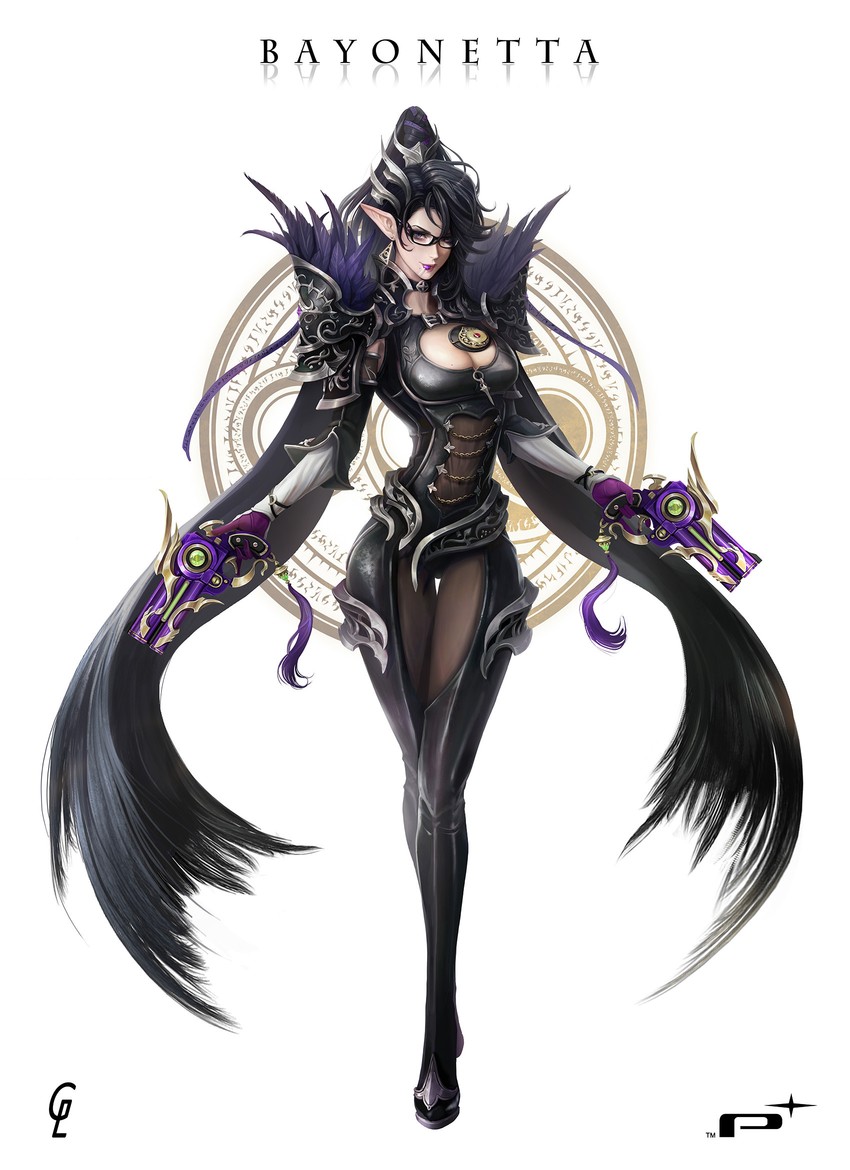 bayonetta (super smash bros. and 2 more) drawn by gharly