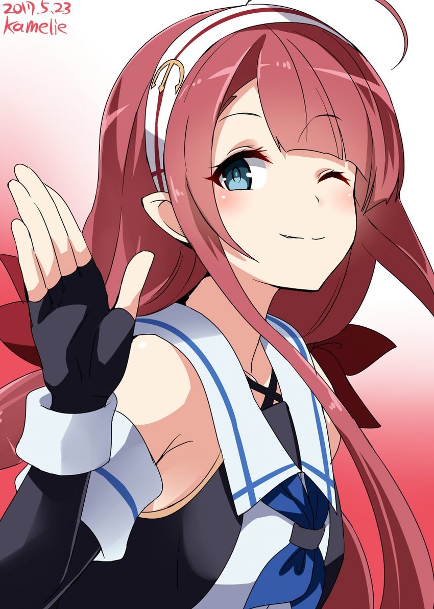 kawakaze (kantai collection) drawn by kamelie