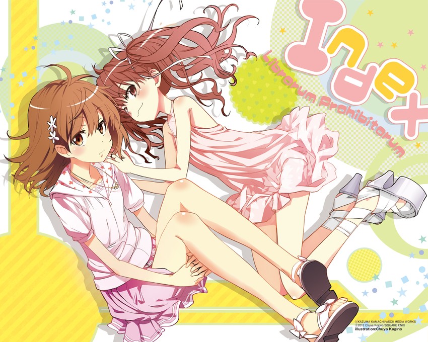 misaka mikoto and shirai kuroko (toaru majutsu no index and 1 more) drawn by kogino_chuuya