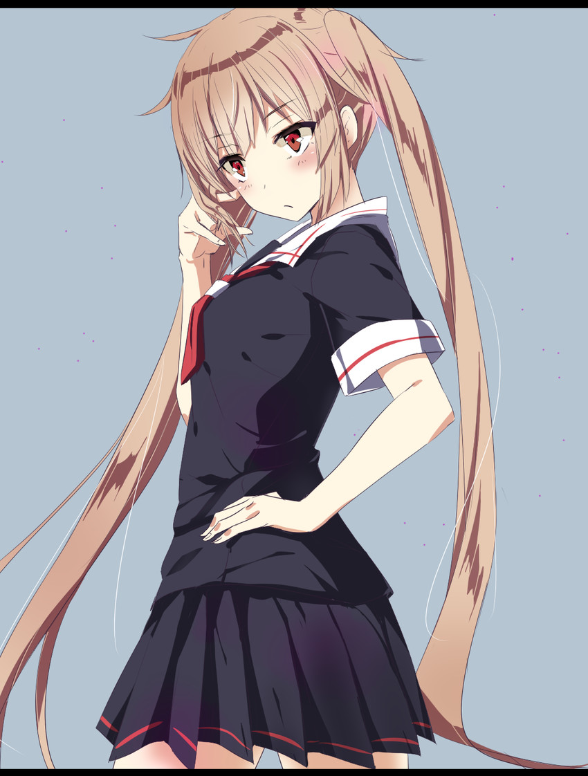 murasame (kantai collection) drawn by tenrai
