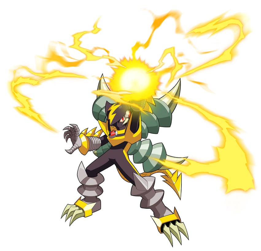 megaman.exe, gregar, and elecman.exe (mega man and 2 more)