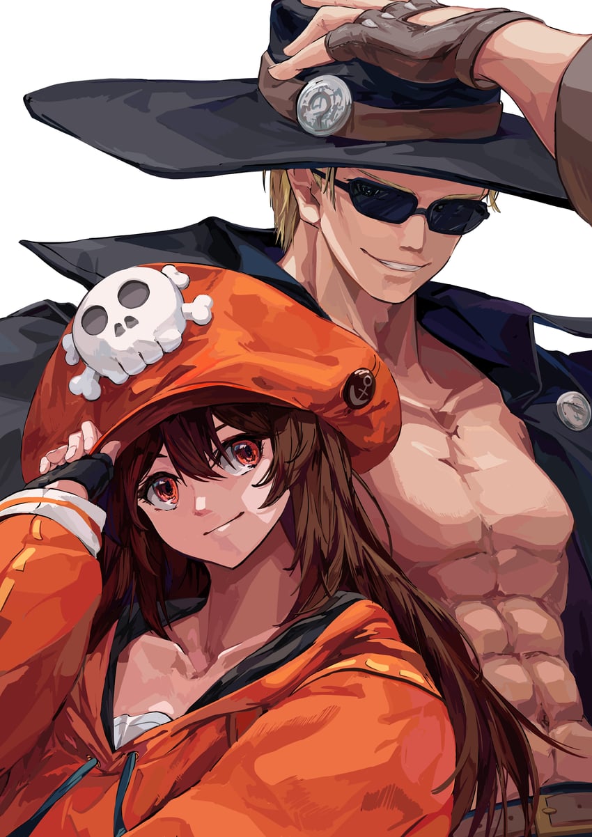 may and johnny (guilty gear and 1 more) drawn by mazaki_oekaki