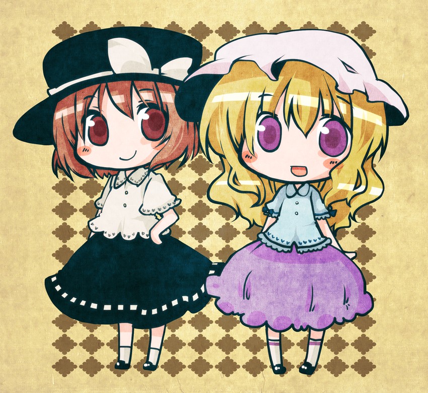 usami renko and maribel hearn (touhou and 1 more) drawn by futami_yayoi