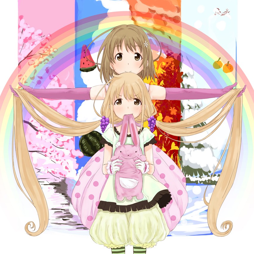 futaba anzu and mimura kanako (idolmaster and 1 more) drawn by abe_kanari