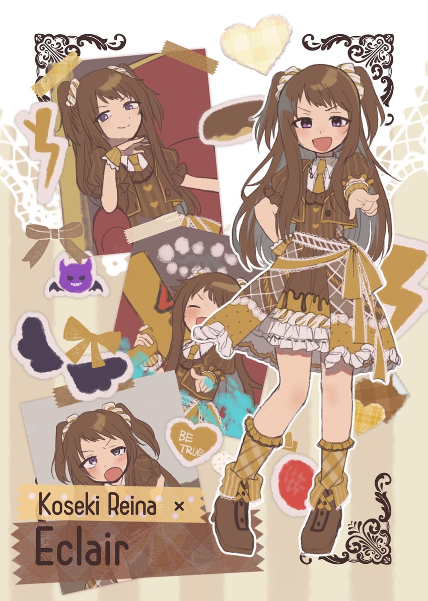 koseki reina (idolmaster and 1 more) drawn by monakocoa
