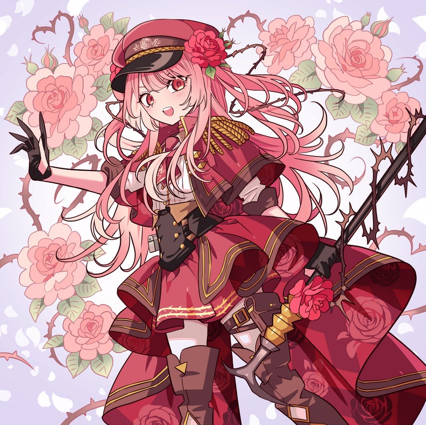 rosemi lovelock (nijisanji and 1 more) drawn by meremero