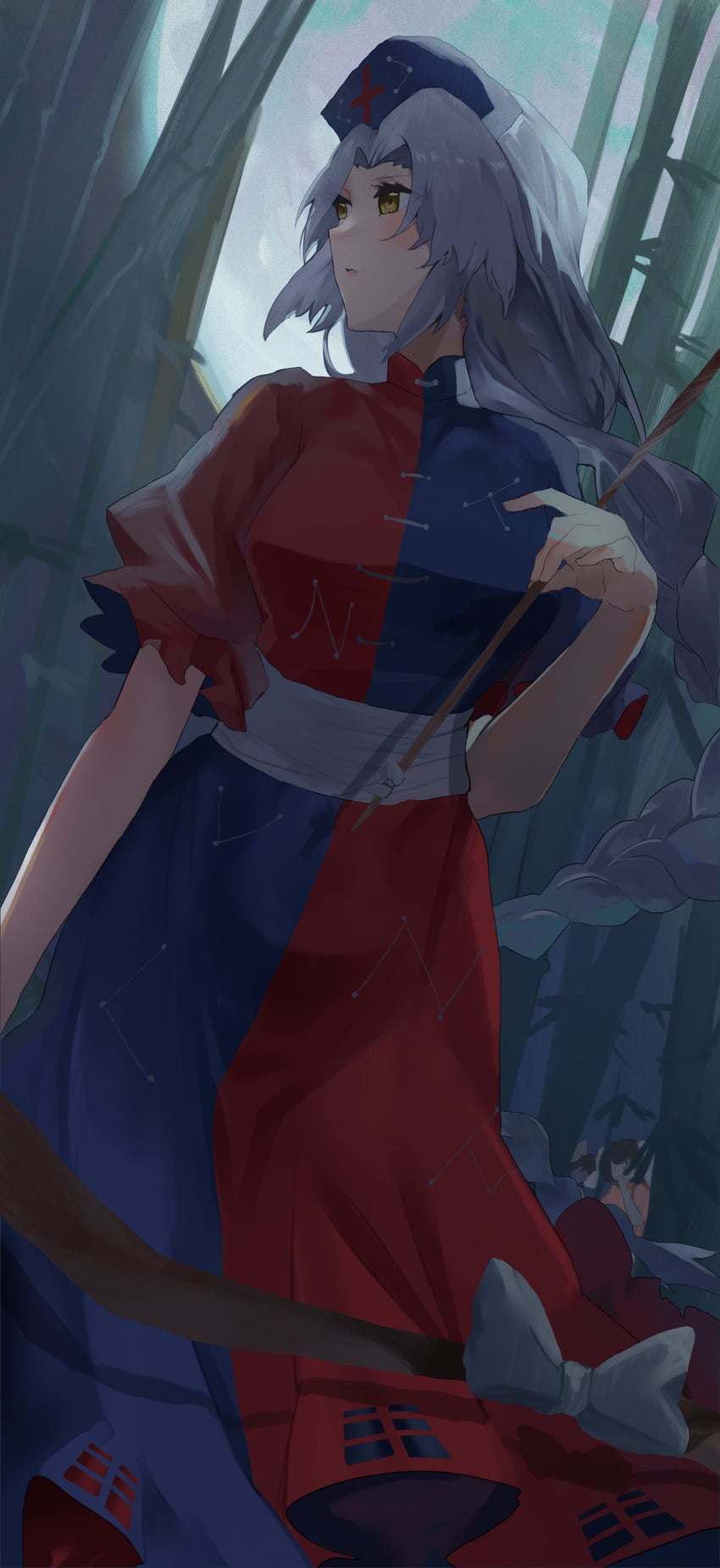 yagokoro eirin and inaba mob (touhou) drawn by harutoman