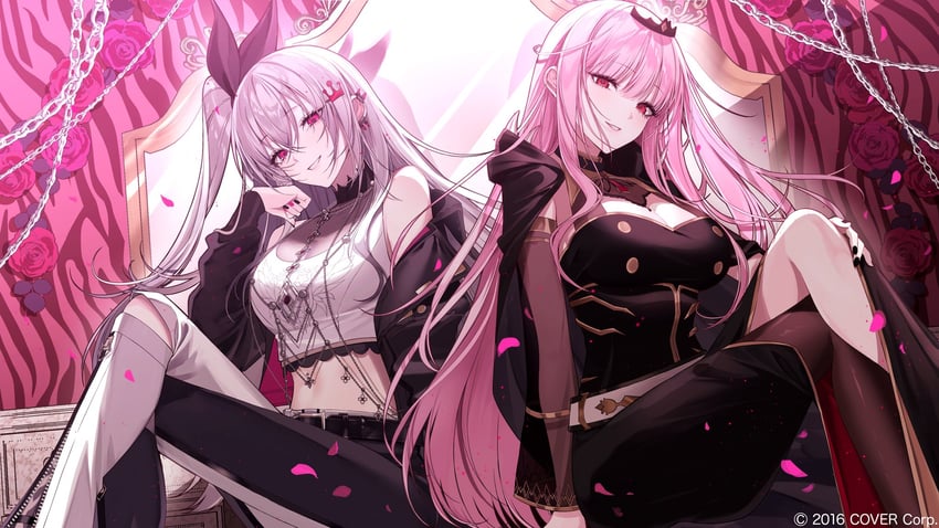 mori calliope and isaki riona (hololive and 2 more) drawn by ggatip