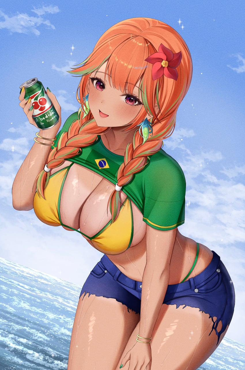 takanashi kiara (hololive and 1 more) drawn by sui1k0