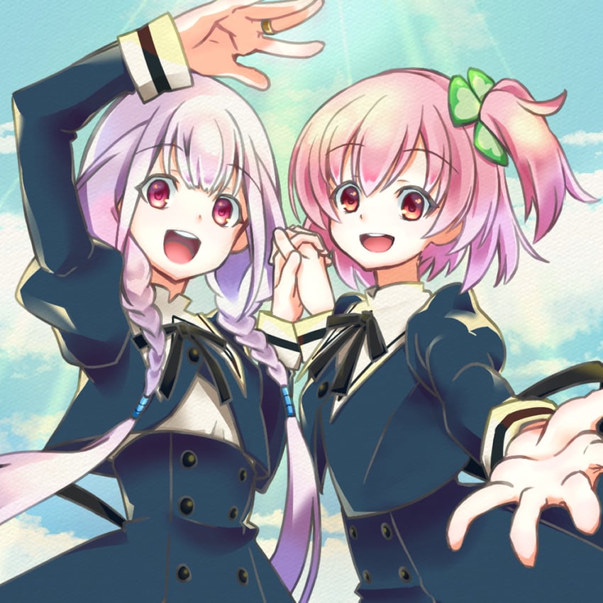 hitotsuyanagi riri and hitotsuyanagi yuri (assault lily) drawn by digamma