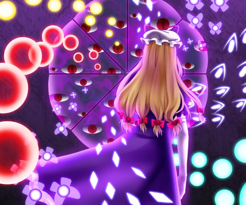 yakumo yukari (touhou and 1 more) drawn by gayprince