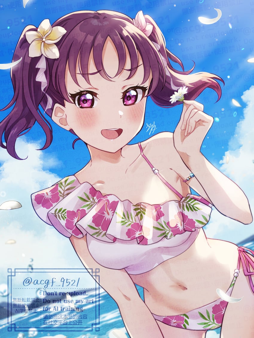 kazuno leah (love live! and 1 more) drawn by kyaku_tasu