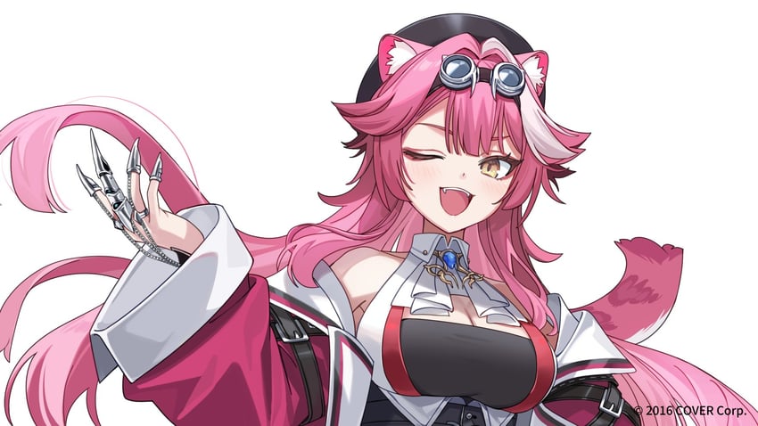 raora panthera (hololive and 1 more) drawn by yomosaka