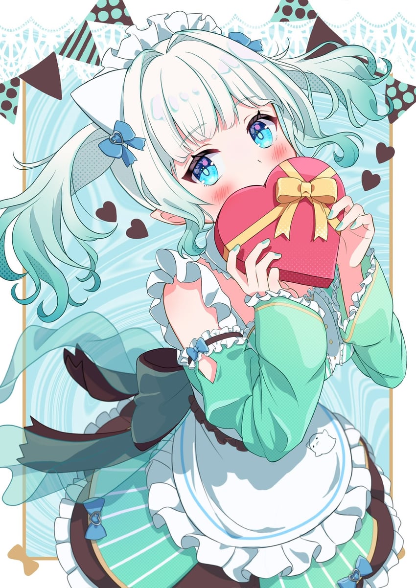 mint fantome (indie virtual youtuber) drawn by mimo_(mimo_illust)