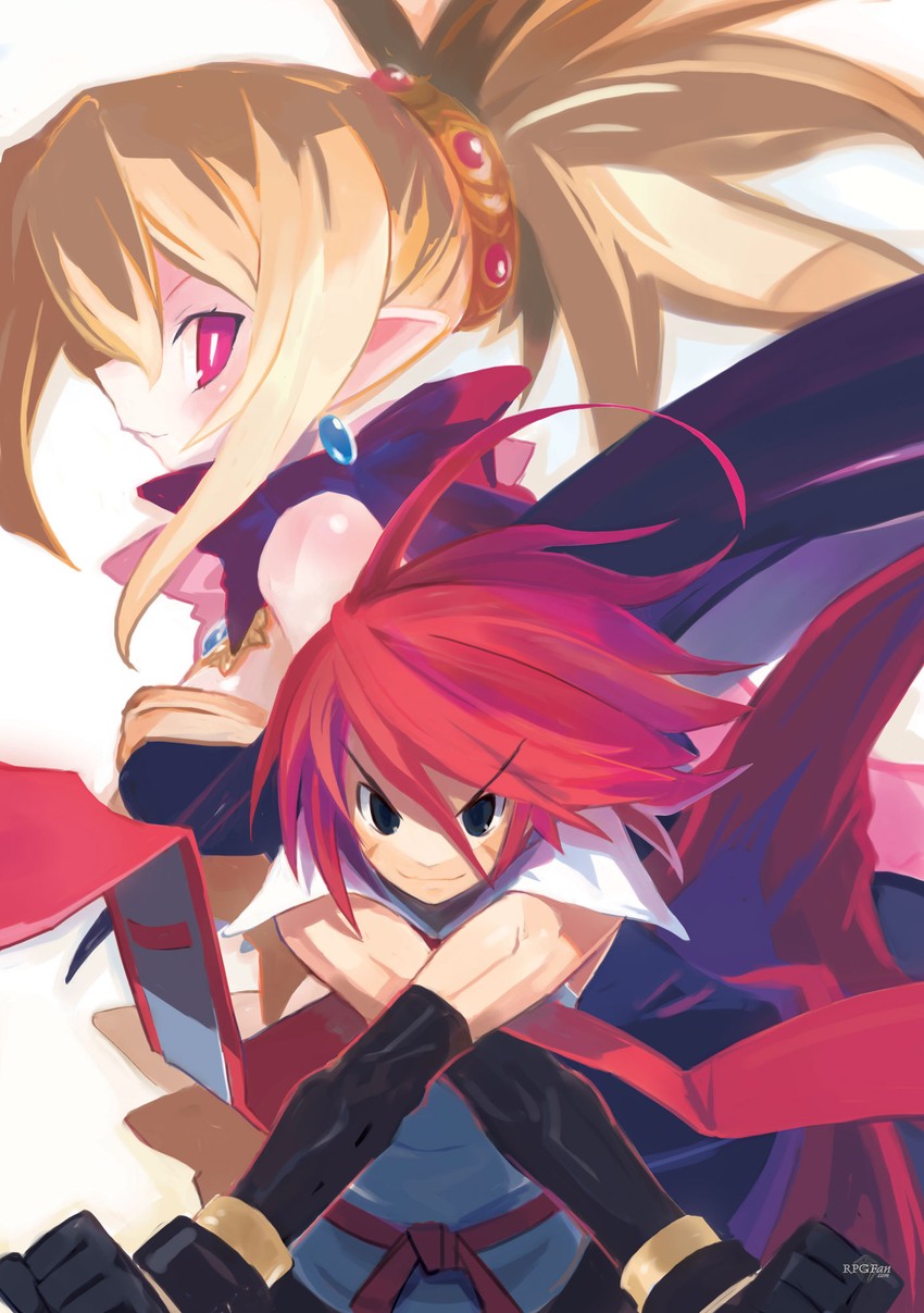 rozalin and adell (disgaea and 1 more) drawn by harada_takehito