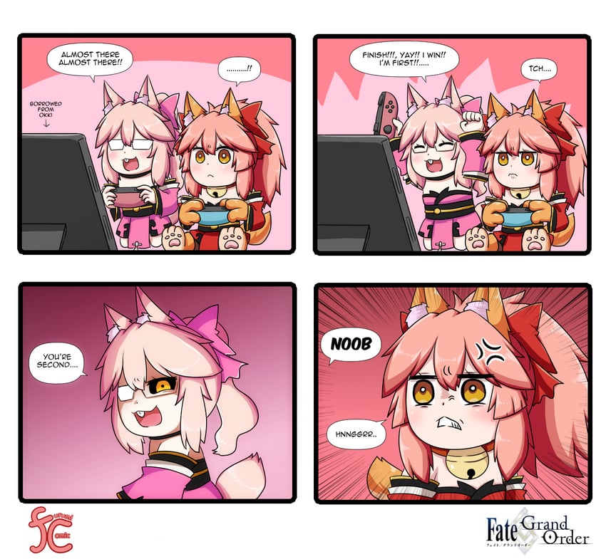 tamamo, tamamo cat, and koyanskaya (fate and 1 more) drawn by keita_naruzawa