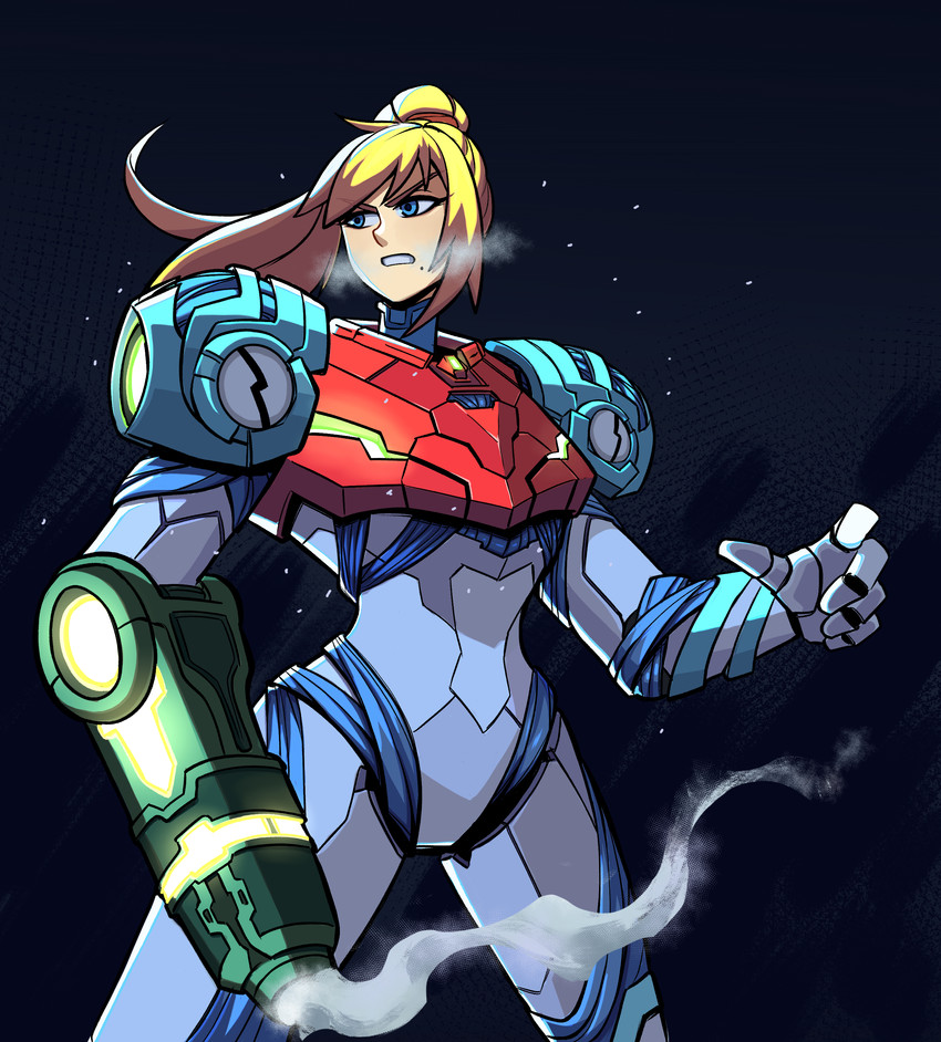 samus aran (metroid and 1 more) drawn by aneurysm_ax