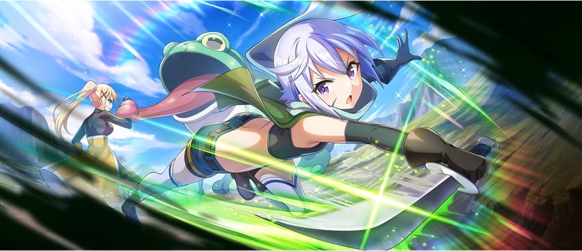 darkness and chris (kono subarashii sekai ni shukufuku wo! and 1 more)