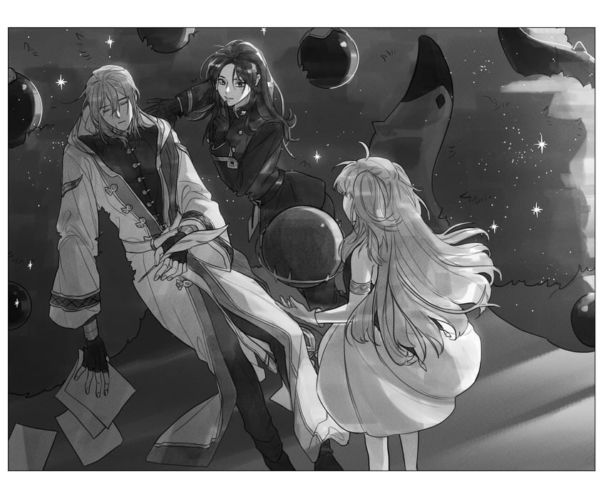 lord, mu, female lord, and rouin (lord of heroes) drawn by moonnacorn