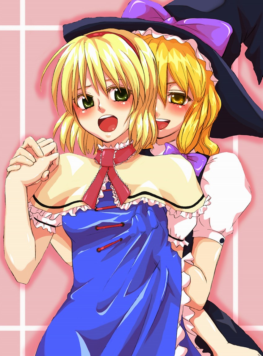 kirisame marisa and alice margatroid (touhou) drawn by m_(avian)