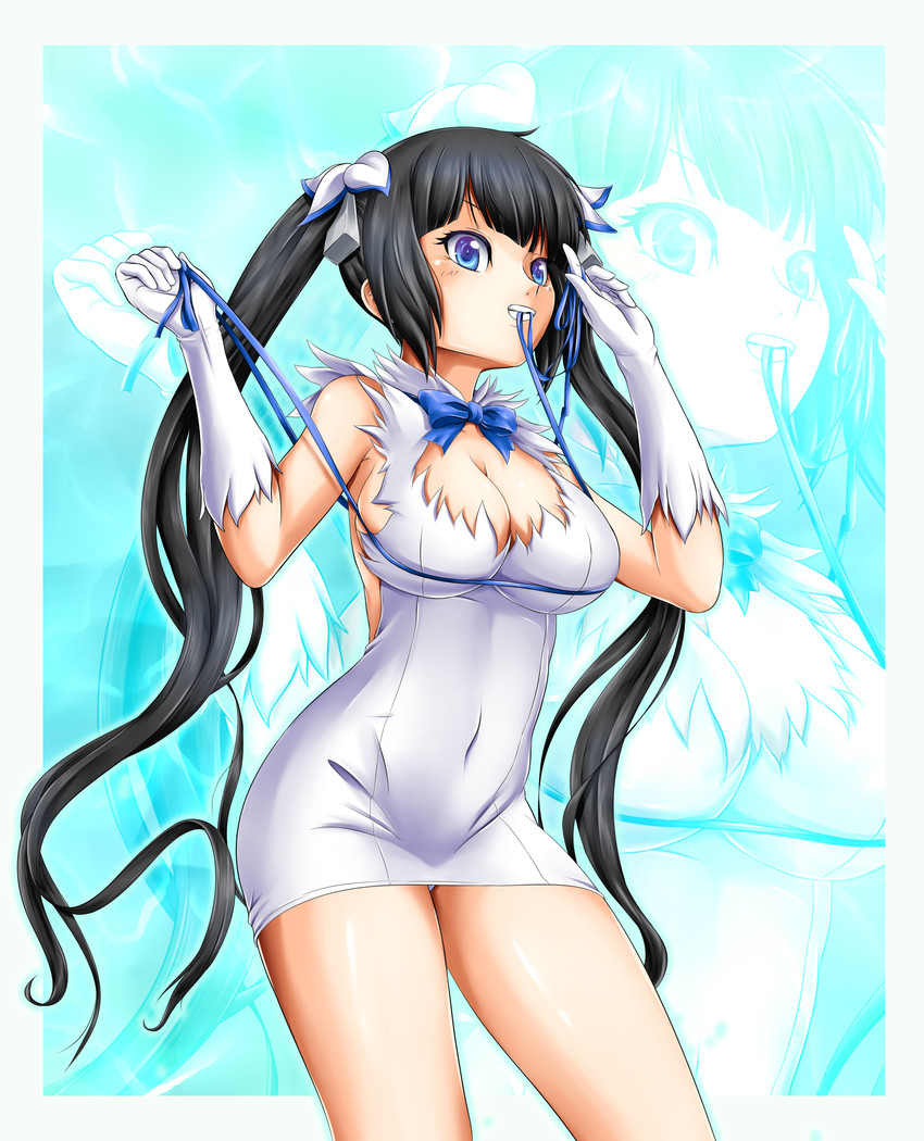 hestia (dungeon ni deai wo motomeru no wa machigatteiru darou ka) drawn by yomitrooper