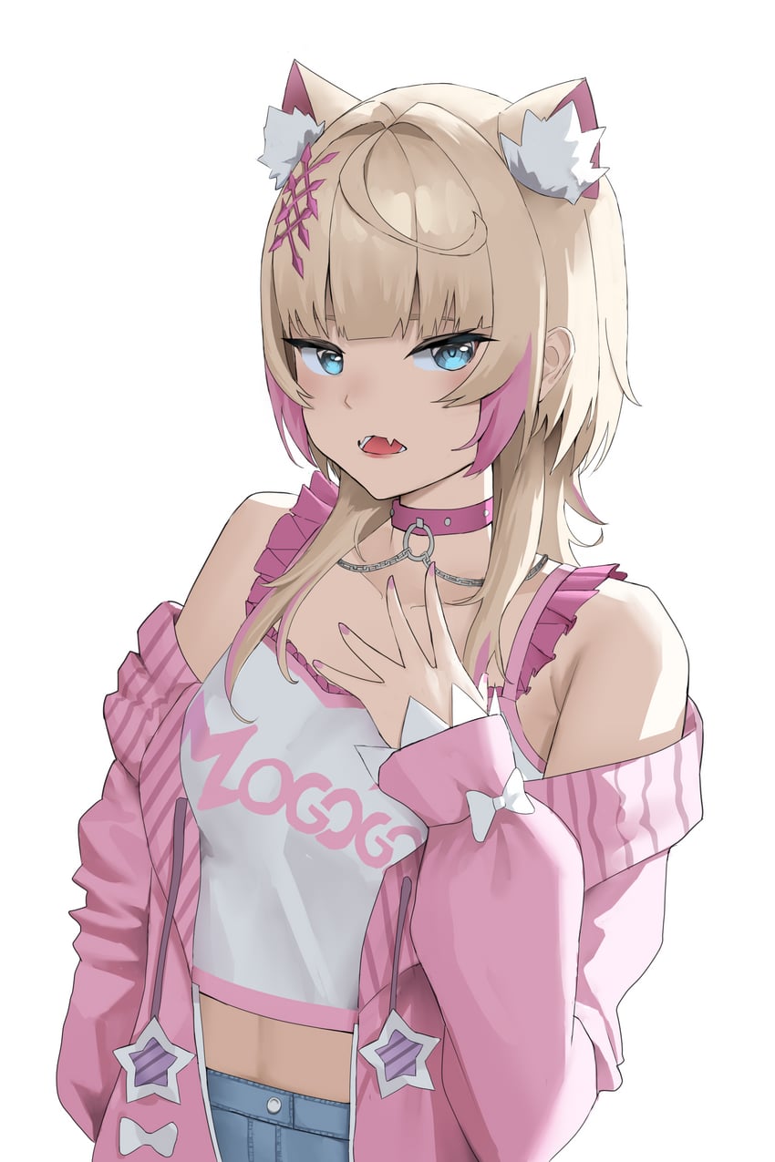 mococo abyssgard (hololive and 1 more) drawn by herzu