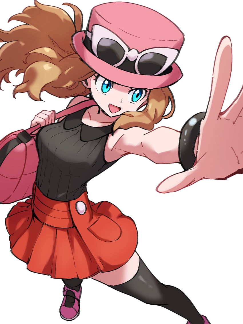 serena (pokemon and 1 more) drawn by rewin_(nobabys_perfect)
