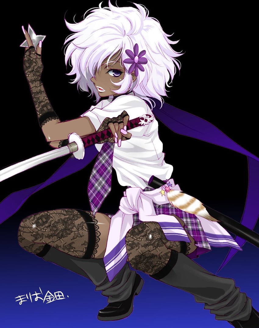 shinobu jacobs (no more heroes) drawn by mario_kaneda