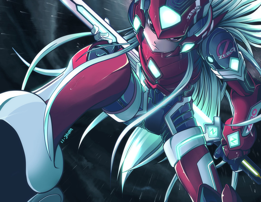 zero and zero(z) (mega man and 1 more) drawn by wavechan