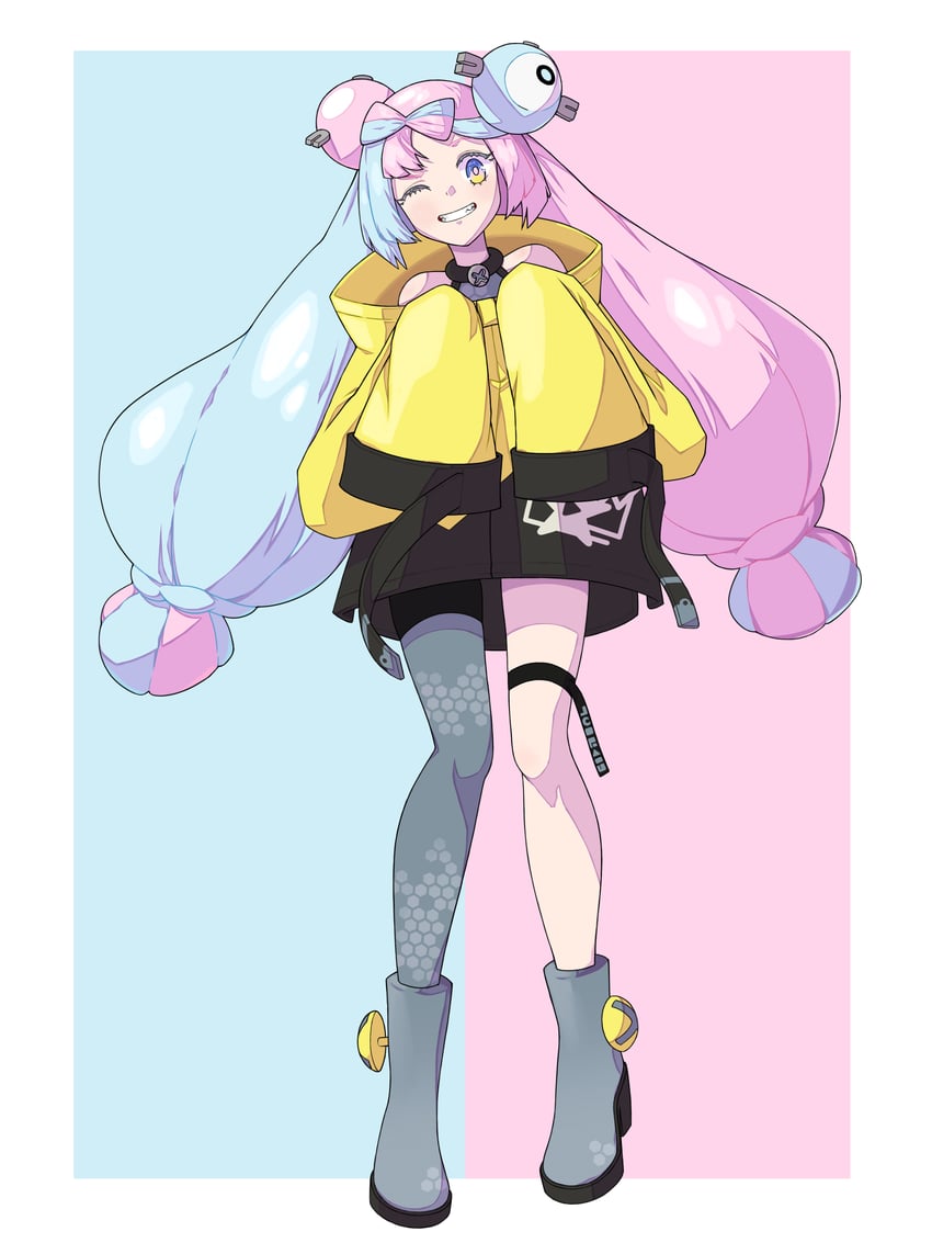 iono (pokemon and 1 more) drawn by highs_(wtjy7477)