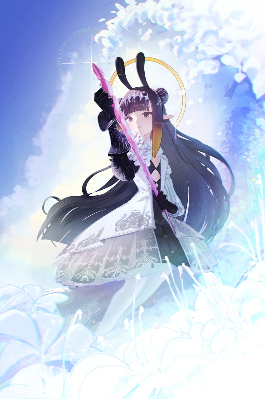 ninomae ina'nis (hololive and 1 more) drawn by floomf