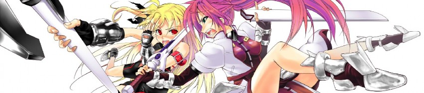 fate testarossa, bardiche, signum, and laevatein (lyrical nanoha and 3 more)