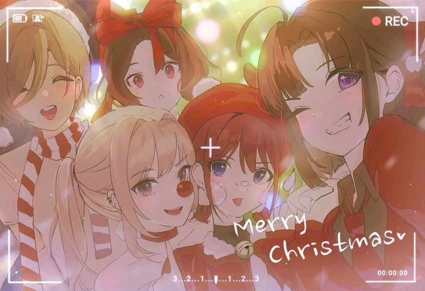iseri nina, kawaragi momoka, awa subaru, ebizuka tomo, and rupa (girls band cry) drawn by mu_ooa