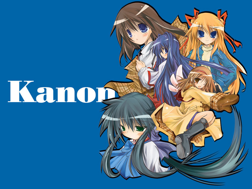 tsukimiya ayu, minase nayuki, sawatari makoto, kawasumi mai, and misaka shiori (kanon) drawn by yamaguchi_shinnosuke