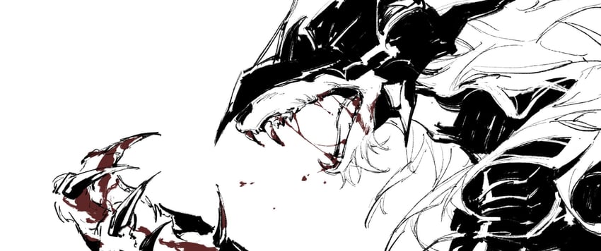 maliketh the black blade (elden ring) drawn by jiao_chang
