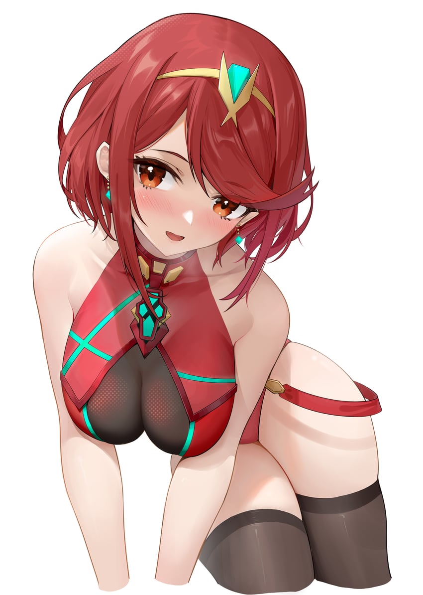 pyra (xenoblade chronicles and 1 more) drawn by shenqi_xiao_hong_zai_nali