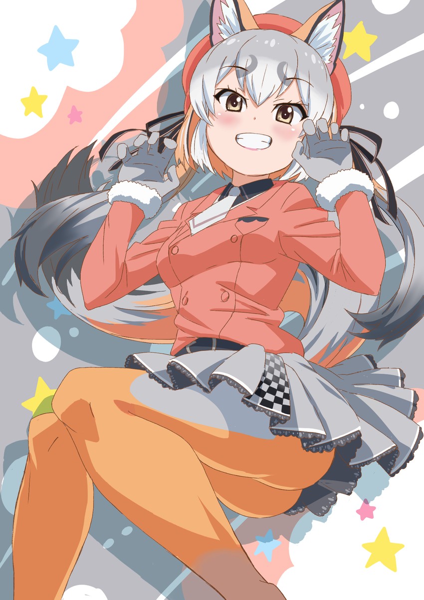 island fox (kemono friends and 1 more) drawn by yamaguchi_yoshimi