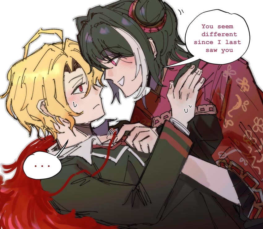 don quixote, sancho, and jia xichun (project moon and 1 more) drawn by fivveweeks