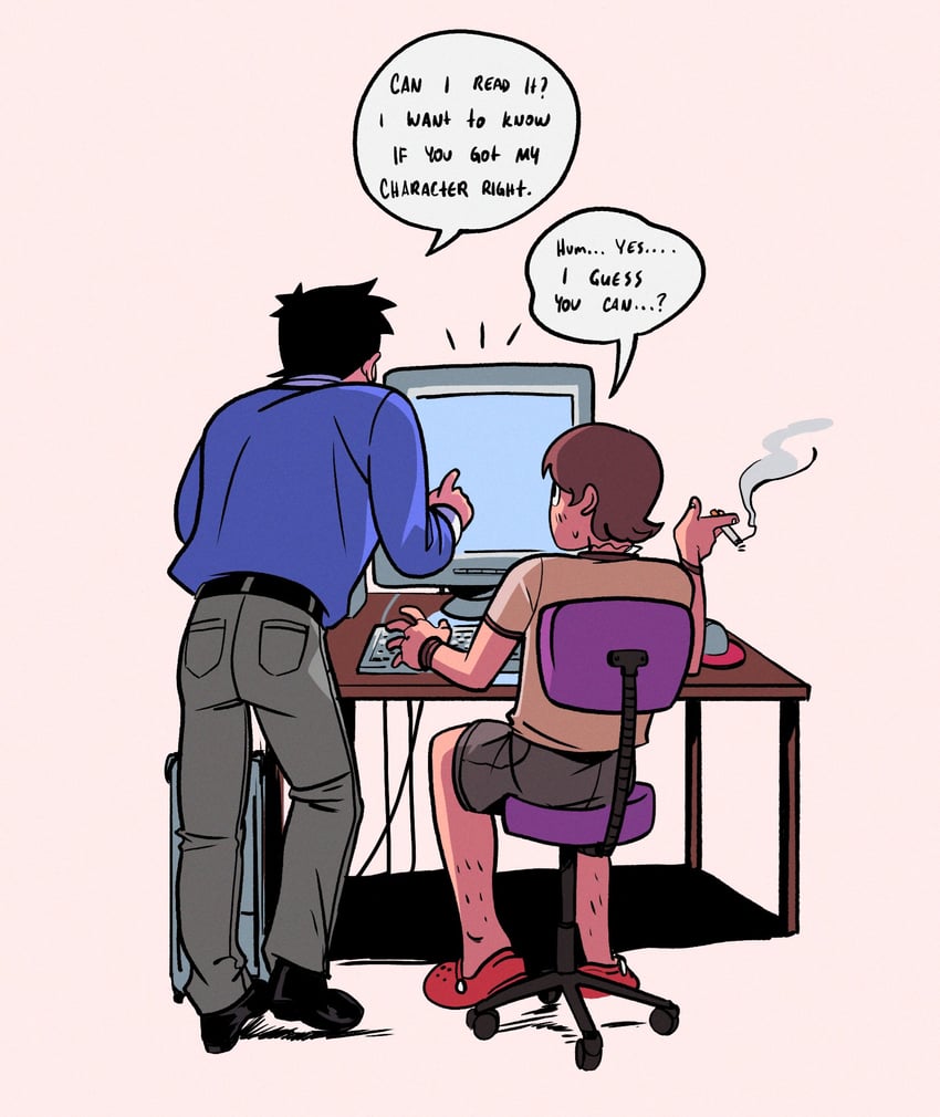 wallace wells and neil nordegraf (scott pilgrim and 1 more) drawn by kanedatkm