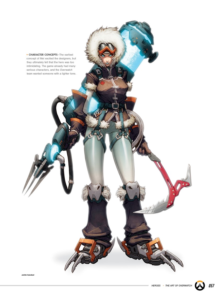 mei (overwatch and 1 more) drawn by justin_thavirat