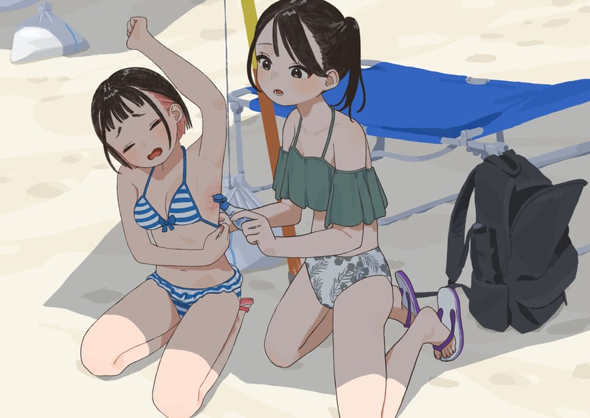 matsushima seika and shirahama kyuusa (original) drawn by mashiro_ka