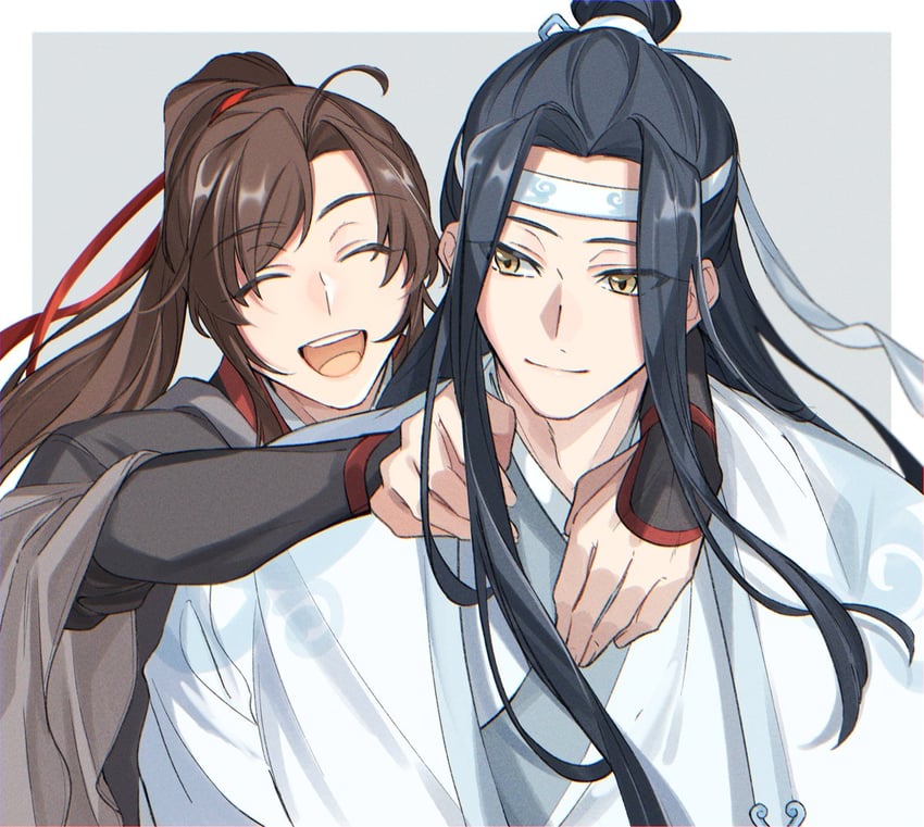 wei wuxian and lan wangji (modao zushi) drawn by 8tkkcsghb1zmqez