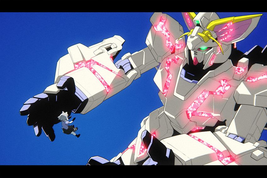 common raccoon, fennec, and unicorn gundam (gundam and 2 more) drawn by ueyama_michirou