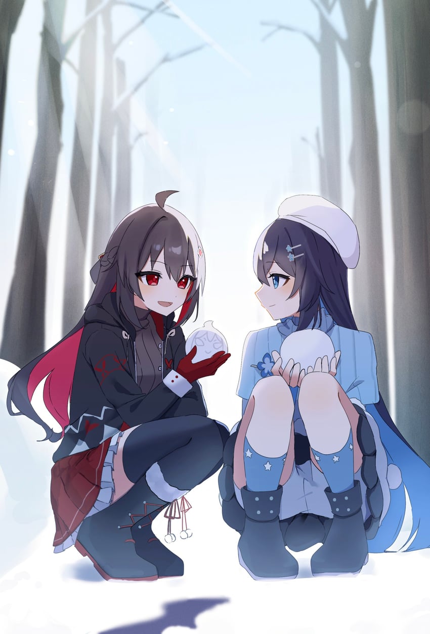seele vollerei (honkai and 1 more) drawn by h2o_omizu