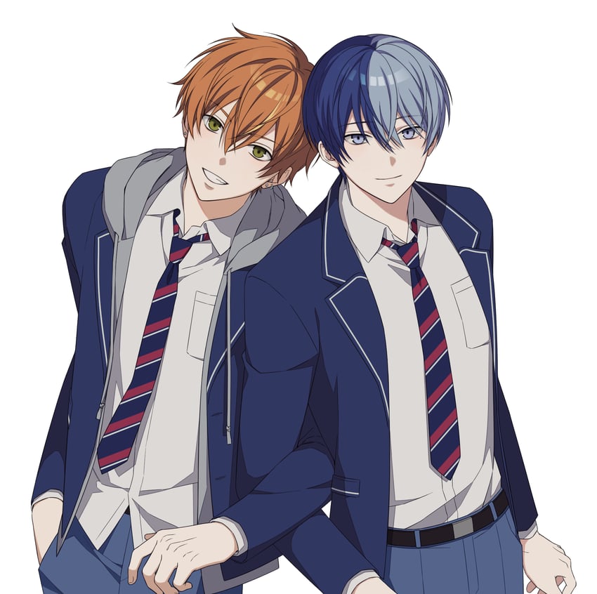 shinonome akito and aoyagi touya (project sekai) drawn by ray_(lthenray)