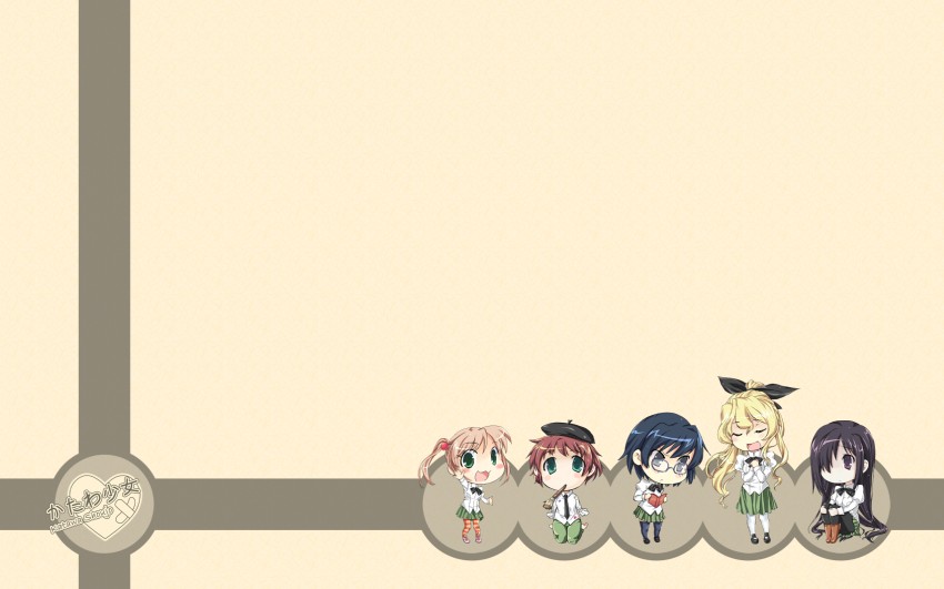 ikezawa hanako, satou lilly, tezuka rin, ibarazaki emi, and hakamichi shizune (katawa shoujo)