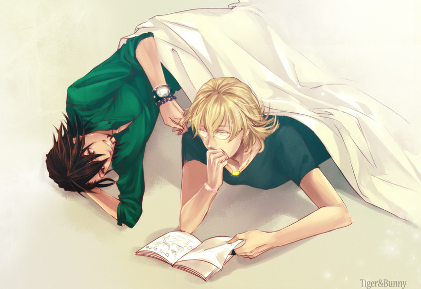 barnaby brooks jr. and kaburagi t. kotetsu (tiger & bunny) drawn by aldsk
